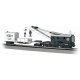 250-Ton Crane Derrick with Boom Tender - Silver Series(R) -- Atchison, Topeka & Santa Fe (black, silver)