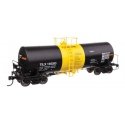 40′ Trinity 14,000-Gallon Molten Sulfur Tank Car - Ready to Run -- Trinity Leasing (BLK) 135353, HO, WalthersProto 100078
