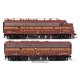 EMD FP7 & F7B Standard DC -- Pennsylvania Railroad EFP-15 9832A, EH-15 9832B (Tuscan, 5-Stripe)
