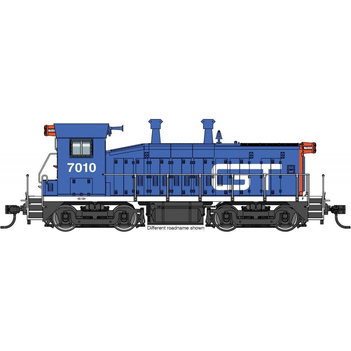 EMD SW9 - LokSound 5 Sound & DCC -- Grand Trunk Western 7014