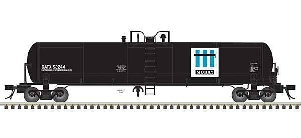 GATX 20,700-Gallon Tank Car - Ready to Run - Master(R) -- Mobay Chemicals GATX 52244, HO, Atlas Model Railroad Co. 20006969