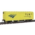 40′ Plug-Door Track Cleaning Boxcar - Ready to Run -- Amtrak, HO, WalthersTrainline 1480