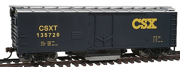 40′ Plug-Door Track Cleaning Boxcar - Ready to Run -- CSX Transportation 135720, HO, WalthersTrainline 1754