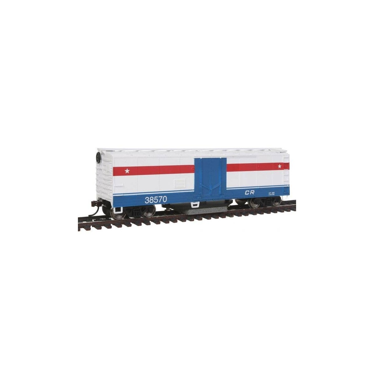 40′ Plug-Door Track Cleaning Boxcar - Ready to Run -- Conrail, HO, WalthersTrainline 1484