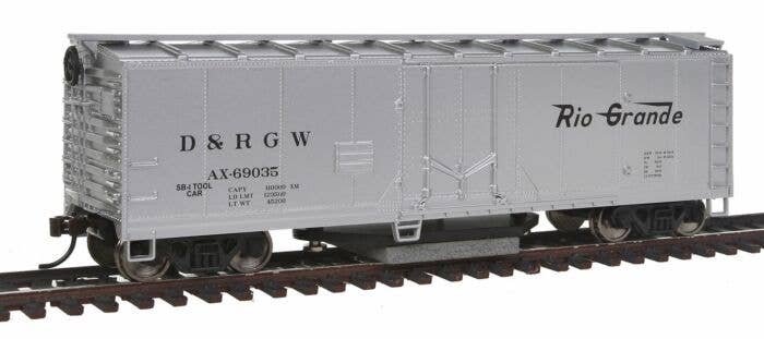 40′ Plug-Door Track Cleaning Boxcar - Ready to Run -- Denver & Rio Grande Western(TM), HO, WalthersTrainline 1482