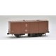 HO-735 Rail Cleaning Car - Ready to Run -- Boxcar Red, Less AA Batteries, HO, TomyTec Co LTD 967354