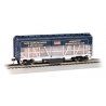 Track Cleaning 40′ Boxcar w/Removable Dry Pad - Ready-to-Run -- Louisville & Nashville 40550, HO, Bachmann Industries 16325
