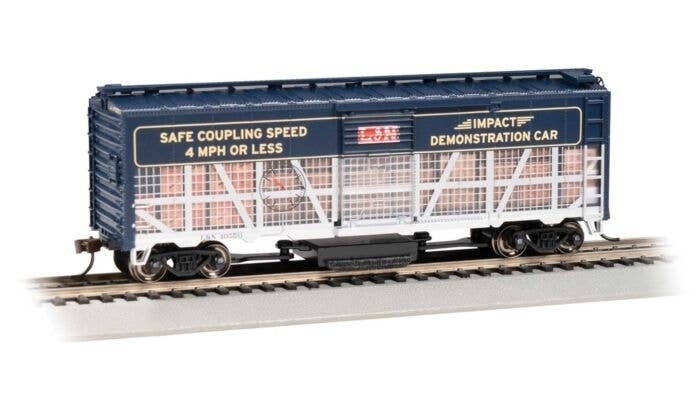 Track Cleaning 40′ Boxcar w/Removable Dry Pad - Ready-to-Run -- Louisville & Nashville 40550, HO, Bachmann Industries 16325