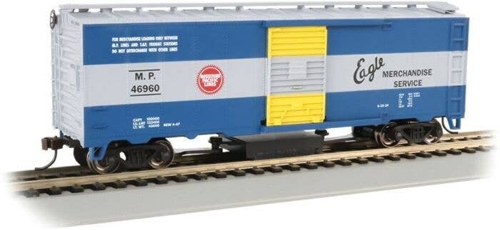 Track Cleaning 40′ Boxcar w/Removable Dry Pad - Ready-to-Run -- Missouri Pacific, HO, Bachmann Industries 16318