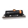 Track Cleaning Tank Car - Ready to Run - Silver Series(R) -- Santa Fe 100271 (black, orange,, HO, Bachmann Industries 16308