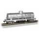 Track Cleaning Tank Car - Ready to Run - Silver Series(R) -- Denver & Rio Grande Western X-2, HO, Bachmann Industries 16310