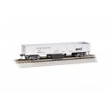 Track Cleaning 40′ Gondola w/Removable Dry Pad - Ready-to-Run -- Union Pacific 908458 (MOW S, HO, Bachmann Industries 16342
