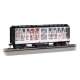Track Cleaning 40′ Boxcar, Removable Dry Pad - Ready to Run - Silver Series -- Canadian Nati, HO, Bachmann Industries 16323