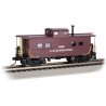 Northeast-Style Steel Cupola Caboose - Ready to Run - Silver Series(R) -- Delaware, Lackawan, HO, Bachmann Industries 16825