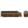 Alco FA1 - LokSound and DCC -- Great Northern 276A (Pullman Green, Omaha Orange, yellow)