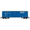 50′ Track Inspection Rib-Side Plug-Door Boxcar No Roofwalk - Ready to Run -- Tetra Tech 1 (bl, N, Micro Trains Line 2700510