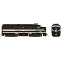 Alco FA1 - LokSound and DCC -- Lehigh & New England 701 (black, white, red)