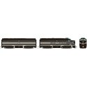 Alco FA1-FB1 Set - LokSound and DCC -- Lehigh & New England 702, 753 (black, white, red), HO, Rapido Trains Inc 37523