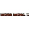 Alco FA1-FB1 Set - LokSound and DCC -- New Haven 0421, 0454 (McGinnis Scheme, black, vermillion, white)