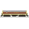 FM H-24-66 Phase 1A Trainmaster - Standard DC -- Erie-Lackawanna 1850 (gray, maroon Yellow Roadname), N, Atlas Model Railroad Co