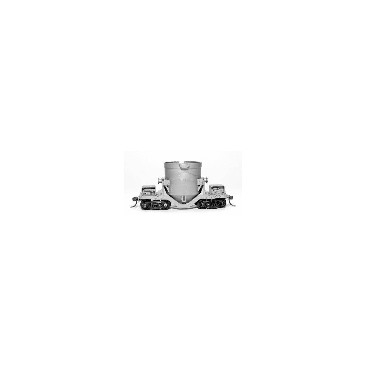 3-in-1 Open Top Hot Metal Car - Kit -- With Extended Ladle & Add-On Wings - Undecorated