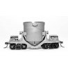 3-in-1 Open Top Hot Metal Car - Kit -- With Extended Ladle & Add-On Wings - Undecorated