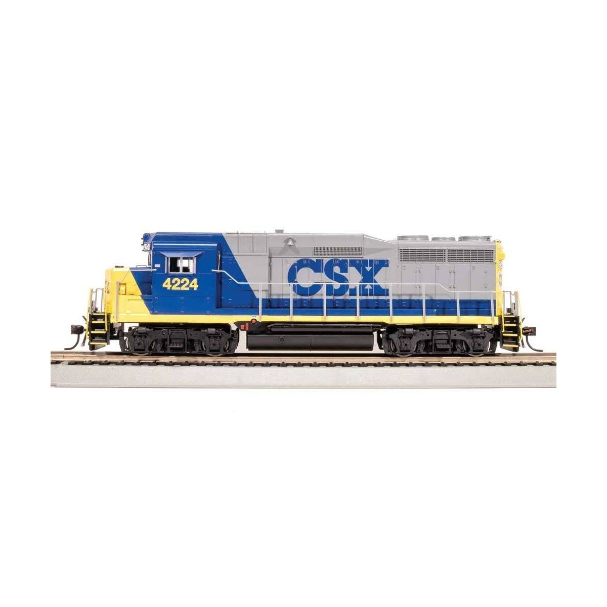 EMD GP30m Low Nose - Sound and DCC - Paragon4(TM) -- CSX 4224 (YN2, gray, blue, yellow)