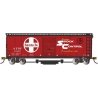 Track Cleaning 40′ Boxcar, Removable Dry Pad - Ready to Run - Silver Series -- Santa Fe 14112 (red, black, white Large Logo, S