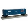 50′ Steel Mechanical Reefer - Ready to Run - Silver Series(R) -- Tropicana 13088 (blue, silver)