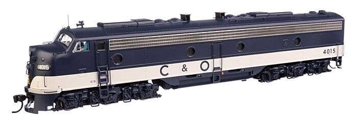 EMD E8A - Standard DC -- Chesapeake & Ohio 4015, HO, WalthersProto 49912