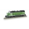 EMD GP40 - Standard DC -- Burlington Northern 3519 (Cascade Green, black, white), HO, Bachmann Industries 63503
