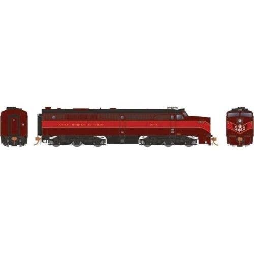 Alco PA1 - Sound and DCC -- Gulf, Mobile & Ohio 290 (red, maroon), HO, Rapido Trains Inc 23550