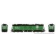 EMD SD9 High Nose - ESU LokSound and DCC -- Burlington Northern 6232 (Cascade Green, black, wh, HO, Rapido Trains Inc 50628