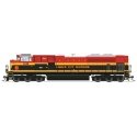 EMD SD70ACe - Standard DC - Stealth Series -- Kansas City Southern 4149 (red, yellow, bl, HO, Broadway Limited Imports 9766