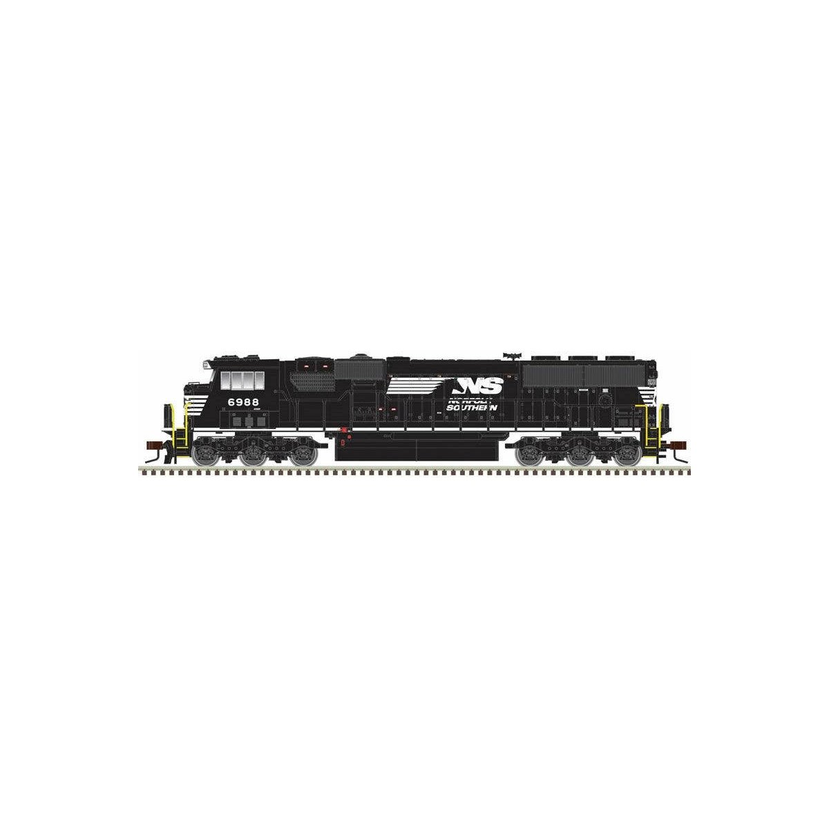 EMD SD60E with Ditch Lights - ESU LokSound and DCC - Master Gold(TM) -- Norfolk Southern 6927 (black, white, PTC Antenna Detail)