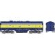 EMD F7B w/LokSound & DCC - Executive Line -- Alaska Railroad 1501 (McKinley Scheme blue, HO, Bowser Manufacturing Co. 24706