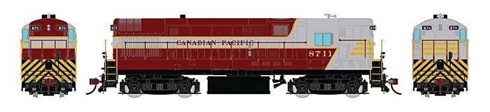 FM H16-44 Phase III - Standard DC -- Canadian Pacific 8710 (maroon, gray, Block Lettering), HO, Rapido Trains Inc 44029
