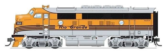 EMD F3A - Standard DC - Stealth -- Denver & Rio Grande Western 5524 (Prospector Scheme, , HO, Broadway Limited Imports 9670