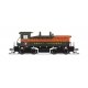 EMD NW2 - Standard DC - Stealth -- Great Northern 159 (Simplified, Omaha Orange, green), N, Broadway Limited Imports 9323