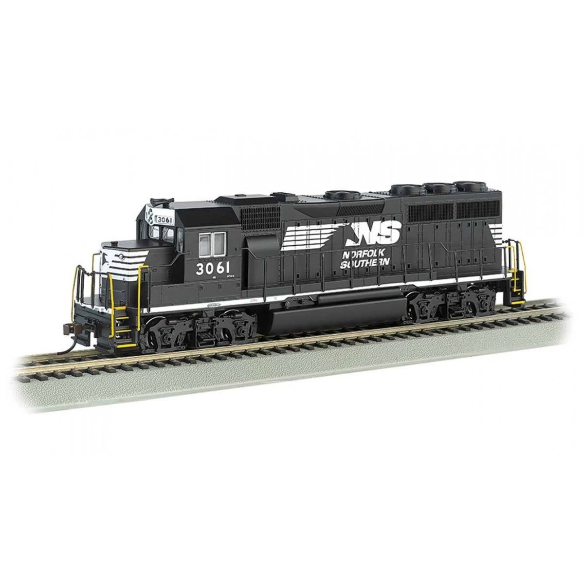 EMD GP40 - Sound and DCC -- Norfolk Southern 3061 (black, white, Horse Head Logo)