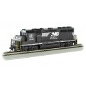 EMD GP40 - Sound and DCC -- Norfolk Southern 3061 (black, white, Horse Head Logo), HO, Bachmann Industries 66309