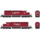 GMD SD40-2 - LokSound 5 and DCC - Executive Line -- Canadian Pacific 6001 (red, white, black, Dual Flag Logo)