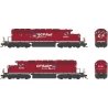 GMD SD40-2 - LokSound 5 and DCC - Executive Line -- Canadian Pacific 6001 (red, white, black, Dual Flag Logo)