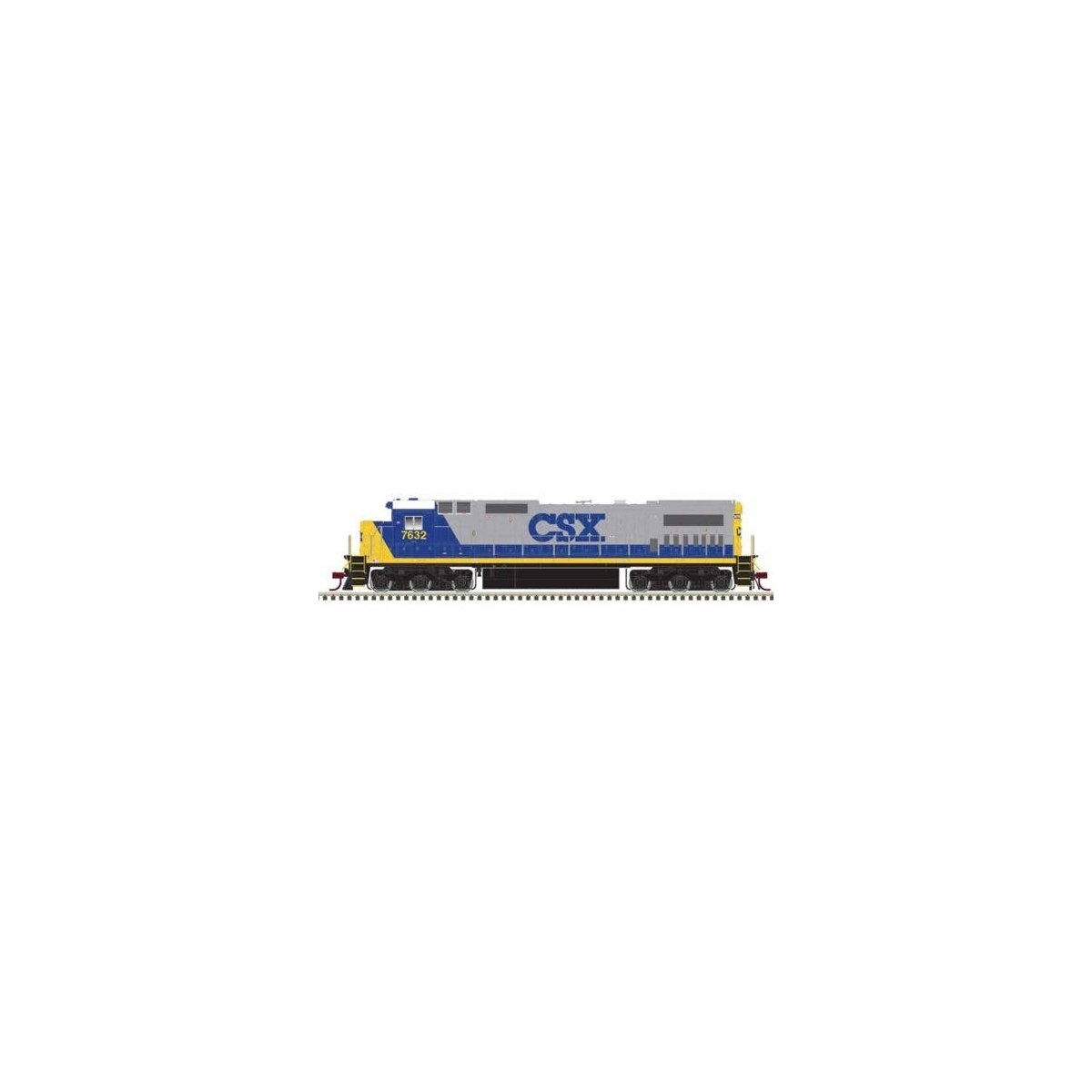 GE Dash 8-40C - Front Ditch Lights - LokSound & DCC - Master(R) -- CSX white Roof 763, N, Atlas Model Railroad Co. 40005668