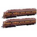 EMD E8 A-A - Standard DC -- Pennsylvania Railroad 5707A, 5762A (Class EP-22 Tuscan, Single-Stripe), HO, WalthersProto 49902