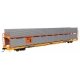 89′ Flatcar w/Bi-Level Shielded Auto Rack - Ready to Run -- Illinois Central Gulf Rack / Trailer, HO, WalthersMainline 8116