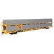 89′ Flatcar w/Bi-Level Shielded Auto Rack - Ready to Run -- Milwaukee Road Rack / Trailer-Train , HO, WalthersMainline 8118