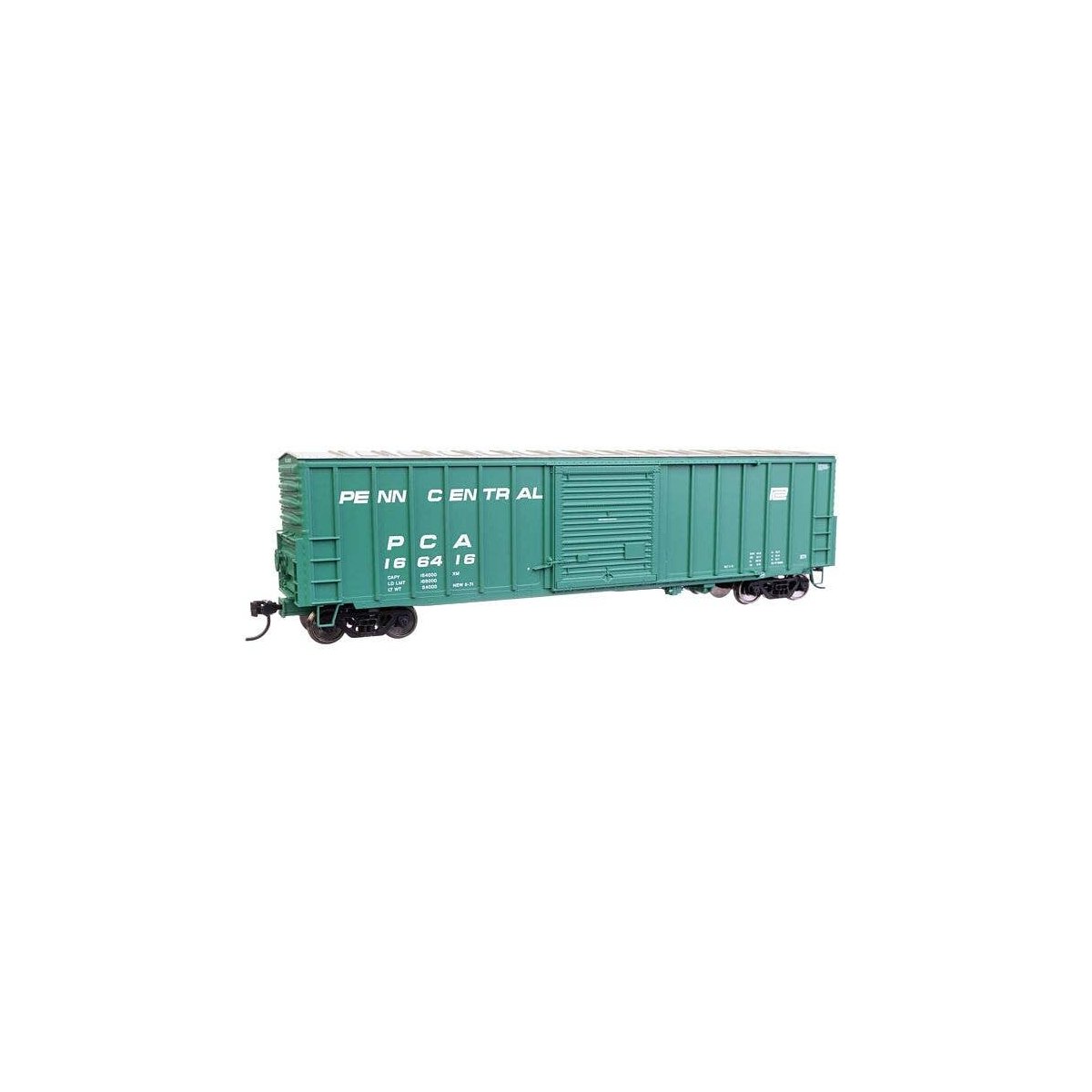 50′ ACF Exterior Post Dreadnaught End Plate B Boxcar - Ready to Run -- Penn Central 166416, HO, WalthersMainline 46017