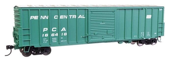 50′ ACF Exterior Post Dreadnaught End Plate B Boxcar - Ready to Run -- Penn Central 166416, HO, WalthersMainline 46017