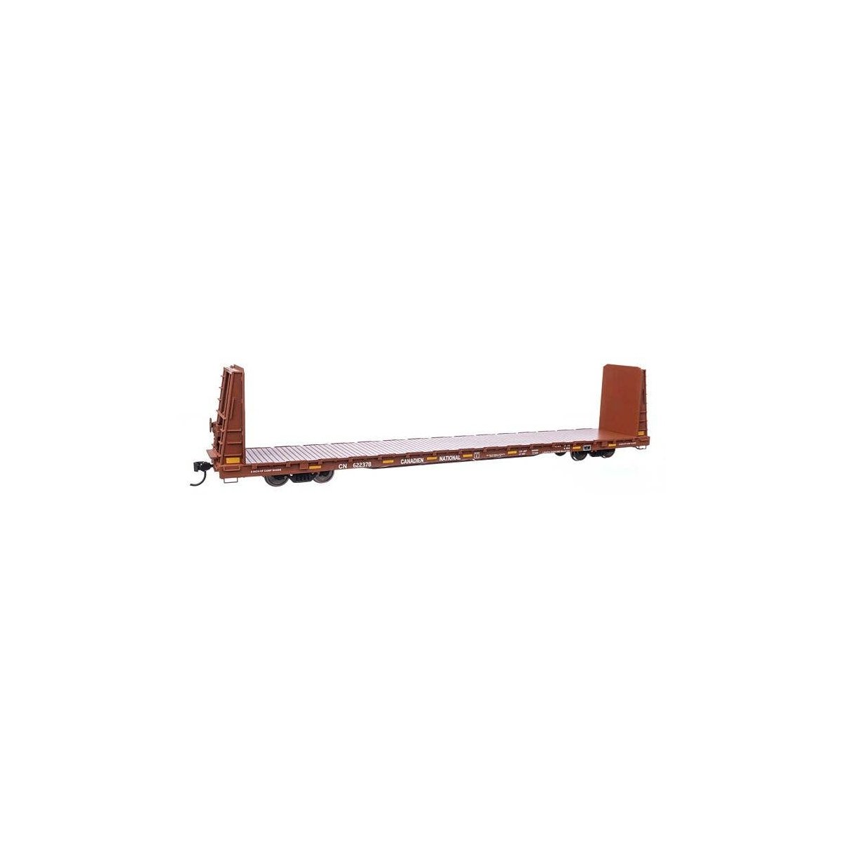 68′ Bulkhead Flatcar - Ready to Run -- Canadian National 622378, HO, WalthersMainline 50604